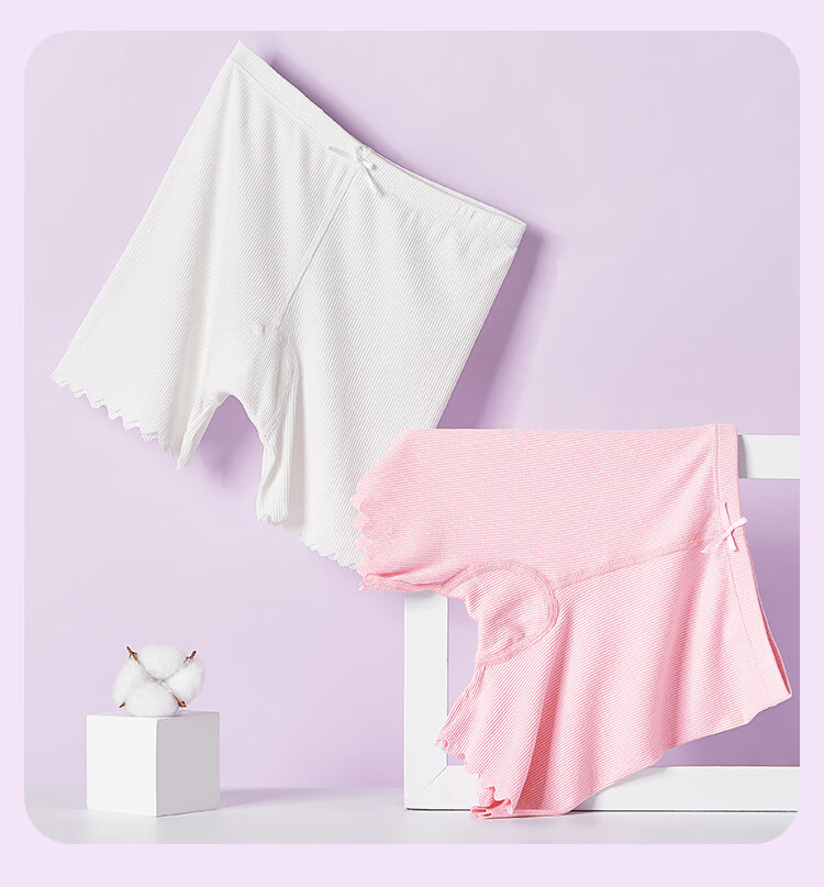 LangSha Children's Underwear, Girls' Safety Shorts, Modal Anti-Chafing Underwear for Girls, Big Kids' Boyshorts, Baby Underwear, Size 160 11