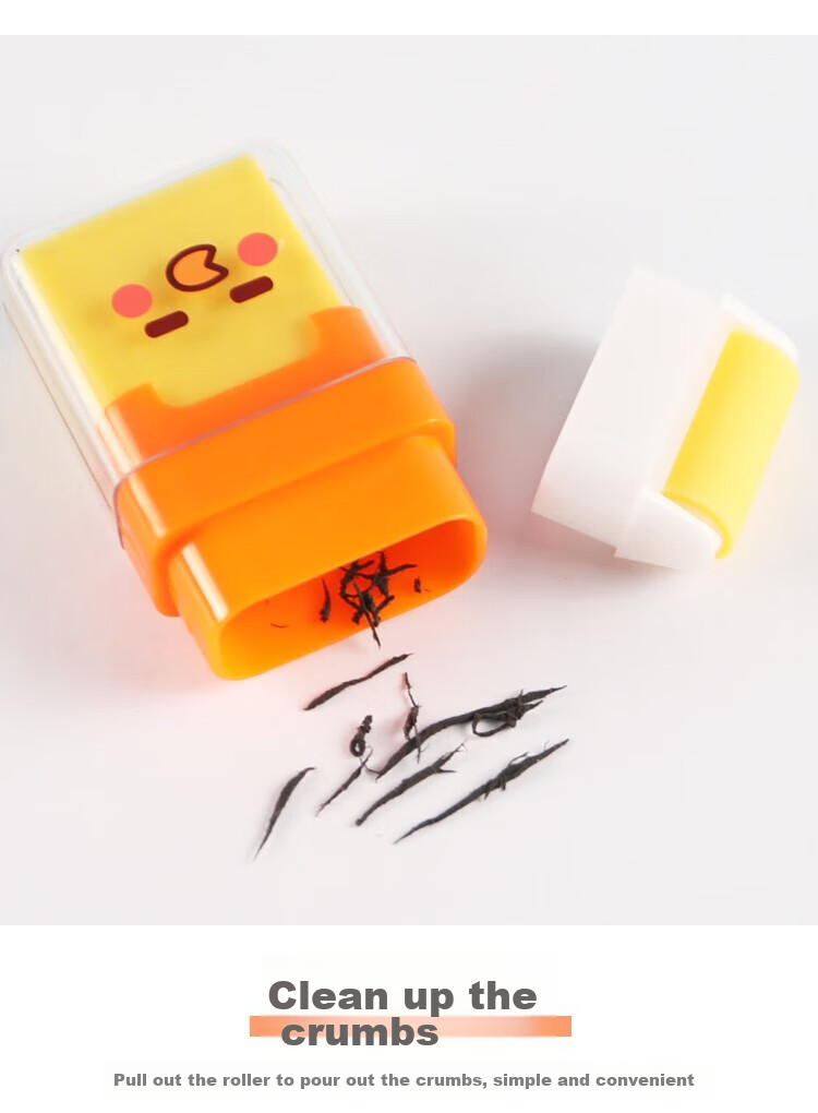 M&G Roller Eraser, Clean without Leaving Marks, Low Residue, Double-Sided Eraser, Creative Cartoon Cute Design, Random Colors, Pack of 5, AXP963GX 7