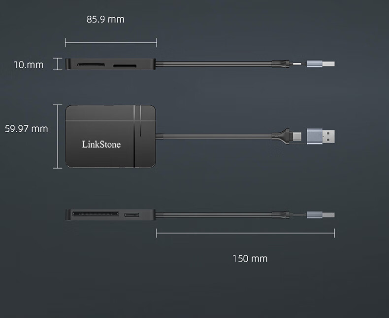 LinkStone Type-C/USB3.1 High-Speed OTG Card Reader SD/TF4.0/CF/MS Supports UHS-I/II Sony Memory Cards, Sony Flash Drives, Digital Cameras, PS5 Game Console 23