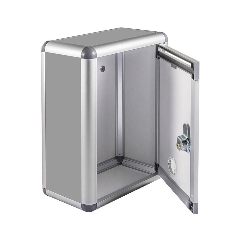 Jinlongxing Aluminum Alloy Complaint Box, Desktop-Style Message Box, Wall-Mounted Feedback Box, Employee Needs Box, Mailbox, Voting Box, Customizable Wall-Mounted Feedback Box M01-4
