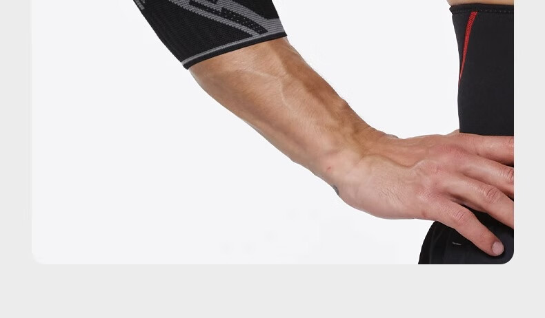 Li-Ning Elbow Guard Sleeve for Men And Women, Arm Support for Tennis Elbow, Sports Fitness LDET865-1 Black Gray XL 28