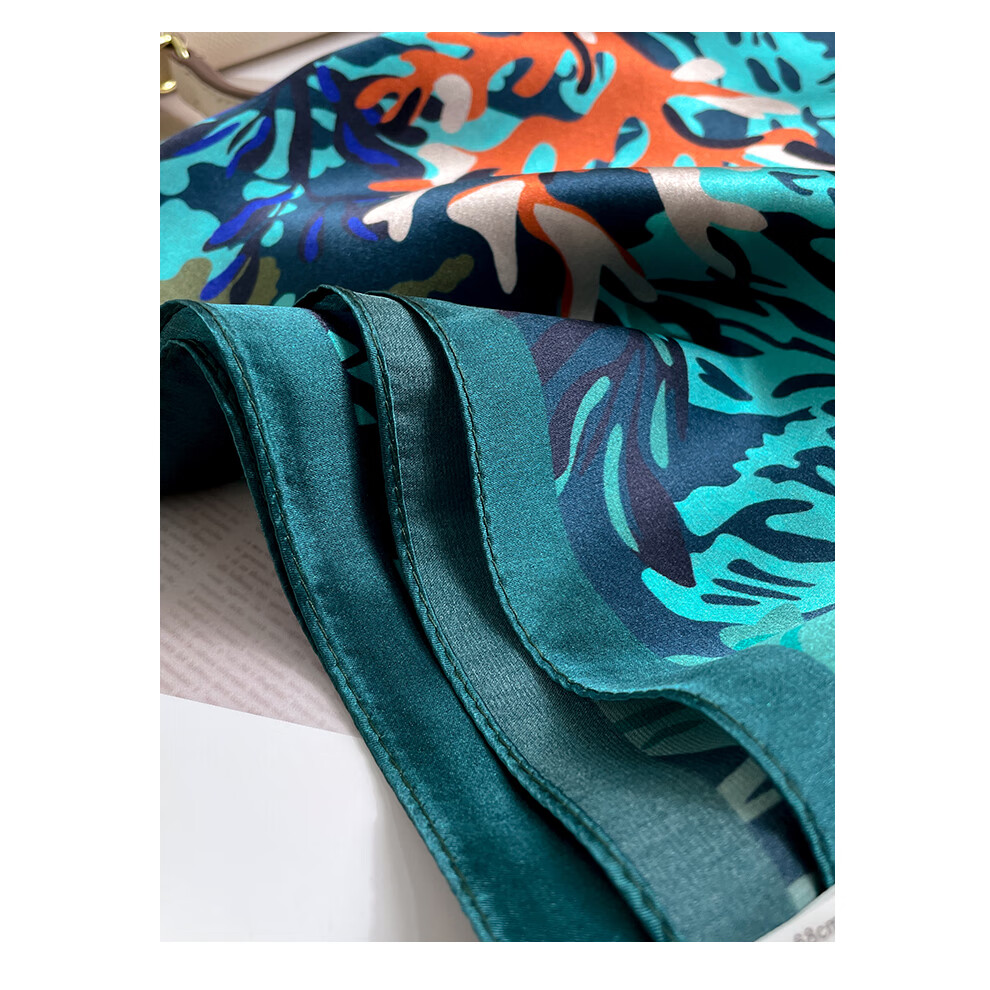 Hangsilu Silk Scarf for Women, Square Scarf, Lightweight Mulberry Silk Neck Scarf, Birthday And Holiday Gift for Mom, Teacher, Or Friends 21
