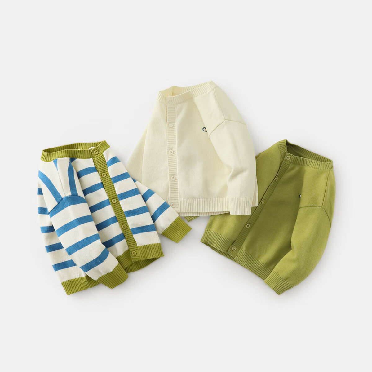 Ciciibear [Anti-Pilling] Ciciibear Boys' Cardigan Sweater Spring Style Knit Pullover, 2024 New Baby Jacket, Children's Spring Outfit