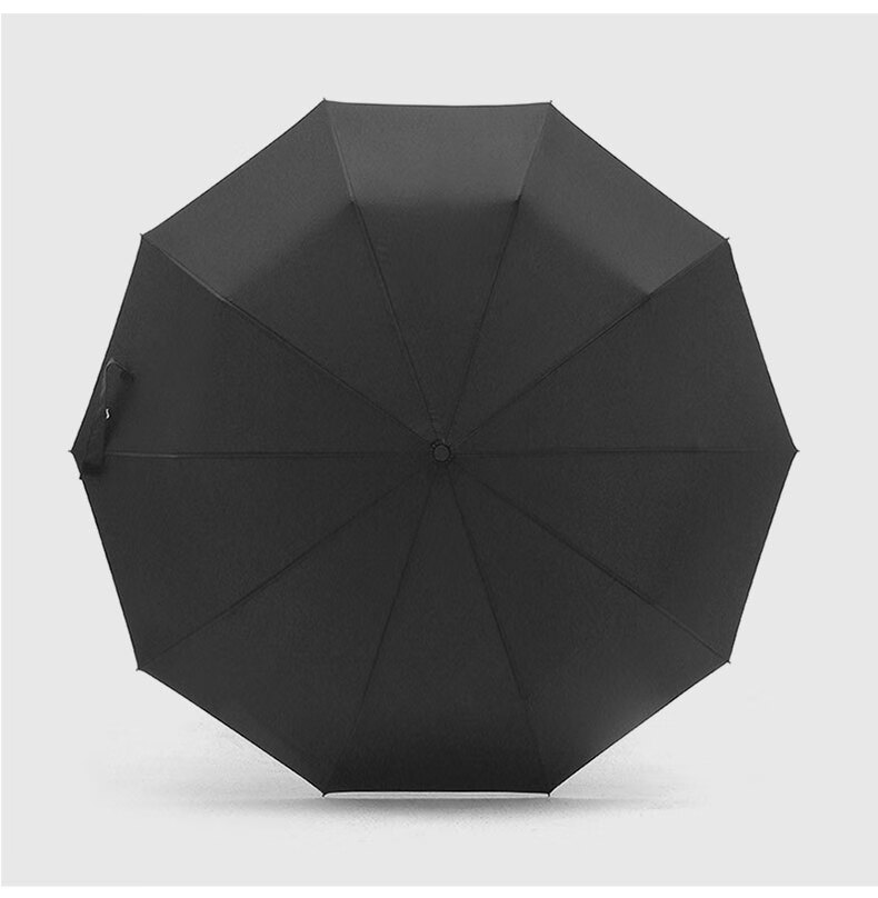 Meebordi Automatic Large Umbrella, Sunshade Umbrella, Three-Fold Portable High-End Gift Box Umbrella, Business Folding Storm Umbrella, Customizable 12