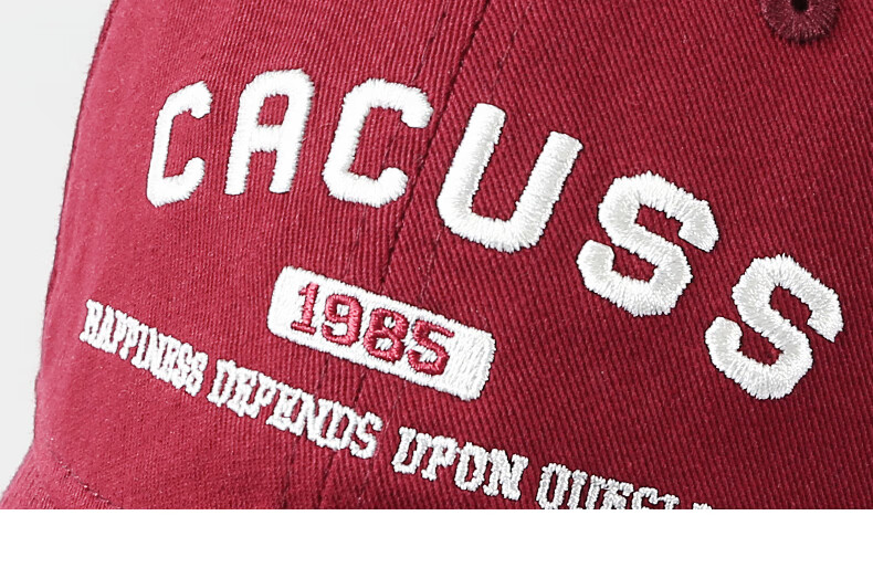 CACUSS Baseball Cap for Women, Large Head Circumference Soft Top Visor Hat, All-Season Sun Hat, Korean Style Versatile Sun Protection Hat, Chiji Red 4