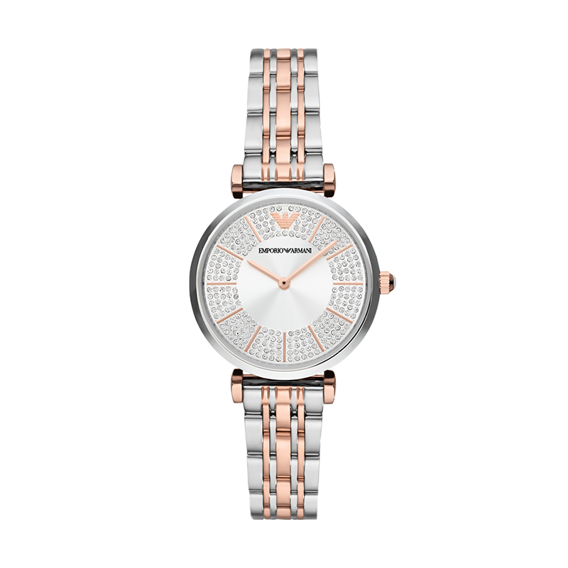 EMPORIO ARMANI Women's Watch, Starry Sky Fashion Diamond-Studded Ladies Wristwatch, Birthday Gift for Girlfriend, AR11537