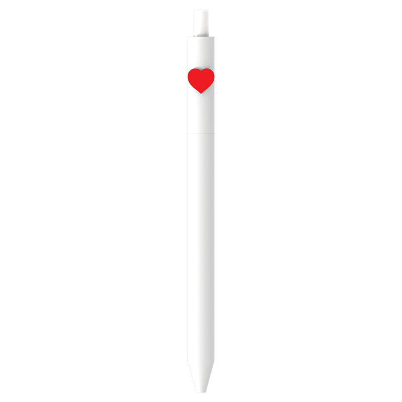 KACO Wensai Aixin Pen, Quick-Drying, Student Exam Pen, Black Pen, Gel Pen, High-Quality Creative Retractable Pen, Signature Pen, Ink Pen, Carbon Pen, 0.5mm, Black, K1032-Aixin, Single Pe