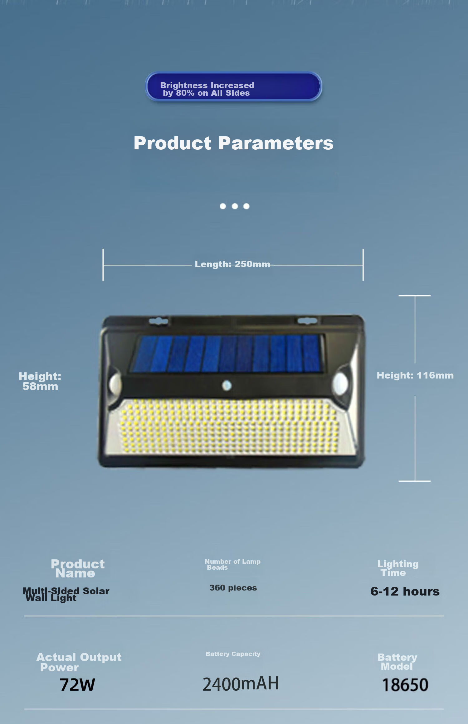Heart Lock Solar Garden Light, Outdoor Ultra-Bright Motion Sensor Light, Waterproof Floodlight Wall Lamp for Home And Outdoor Use 15