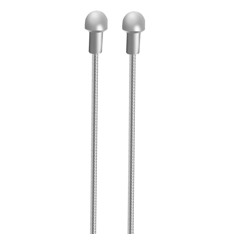 LEBYCLE Road Bicycle Stainless Steel Brake Cable Inner Wire Core Steel Wire Rope Brake Cable Accessories Line End Cap Front And Rear 2-Piece Set