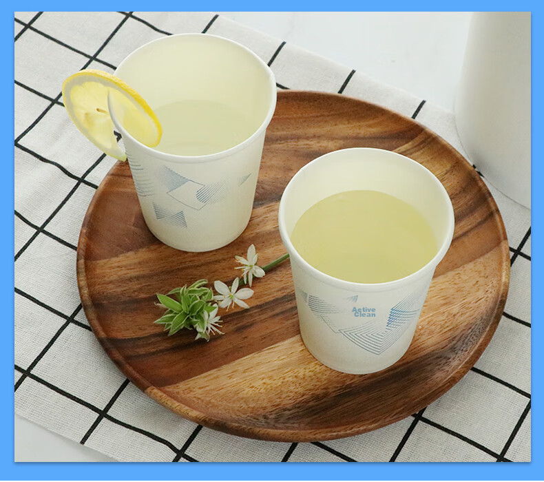 Jiecheng Disposable Paper Cups, 245ml Thickened Paper Cups, 1000 Pieces Per Box, 9 Oz Thickened 10