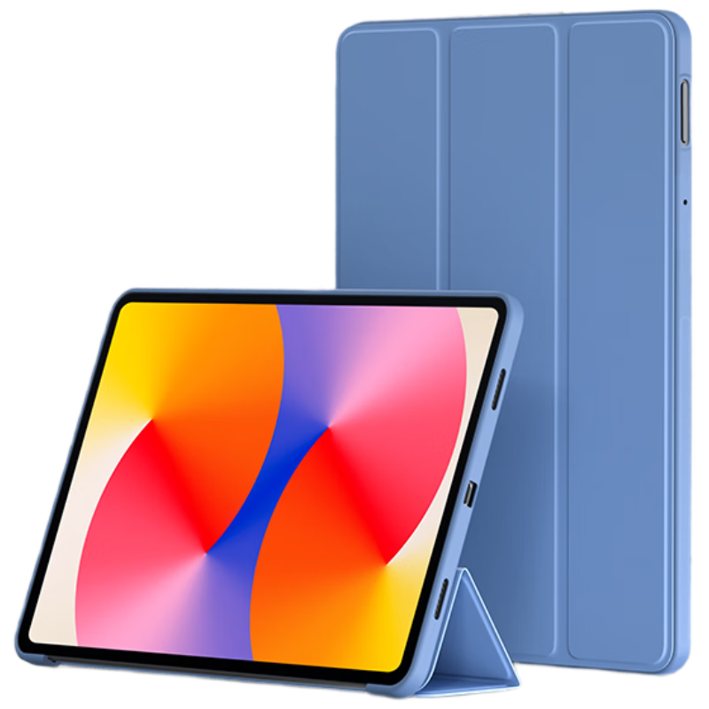 BIAZE Compatible with 2024 Huawei MatePad SE Protective Case, Huawei Tablet 11-Inch Protective Cover, Full Protection Shockproof Tri-Fold Stand PB530-Lavender