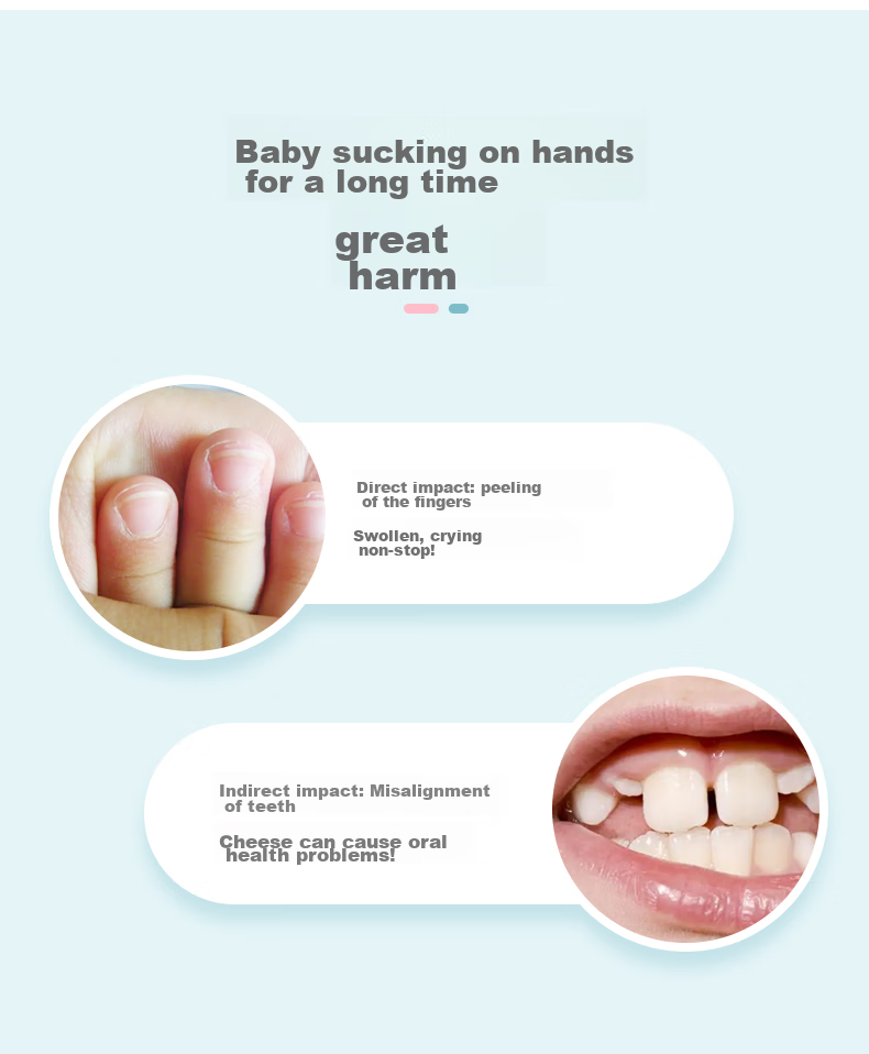 COOKSS Baby Teething Stick Soothing Teether Infant Hand-Biting Prevention Toy for 6-18 Months Chewable Rabbit 3