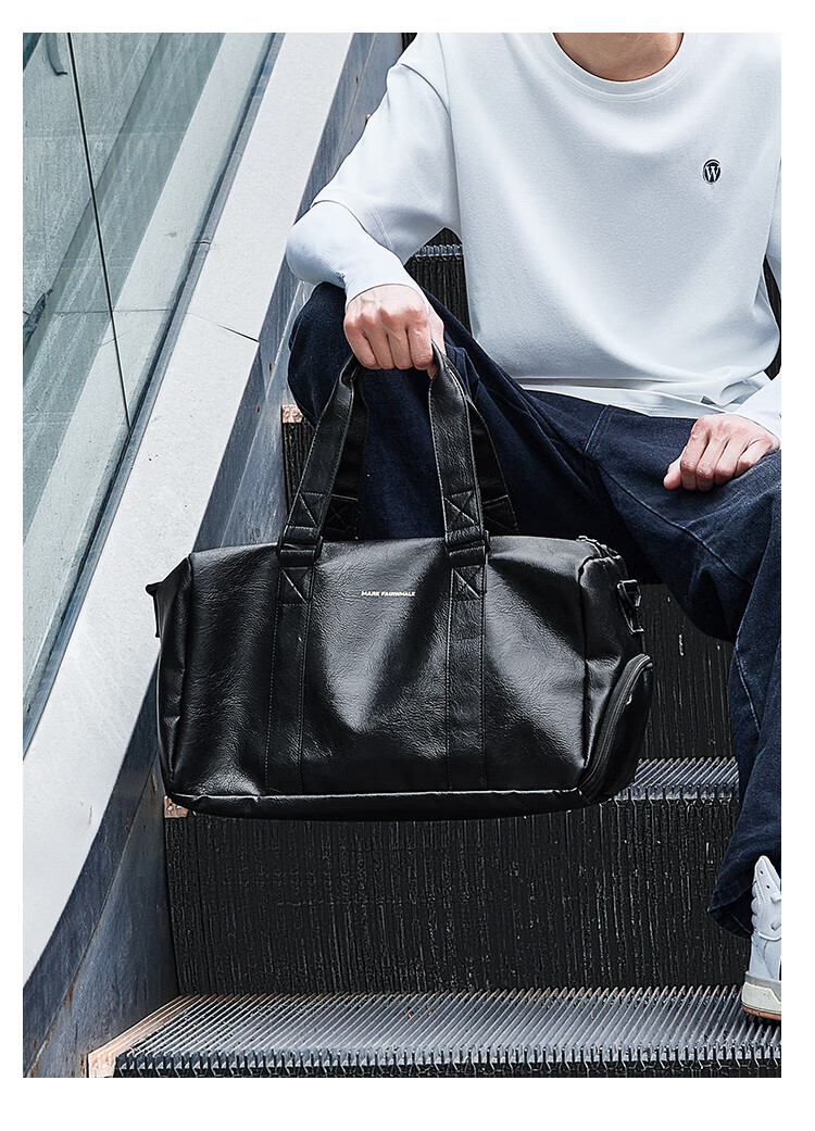 Mark Fairwhale Dry and Wet Separation Independent Shoe Compartment Casual Sports Swimming Fitness Bag Large Capacity Handheld Luggage Tote Travel Bag 7