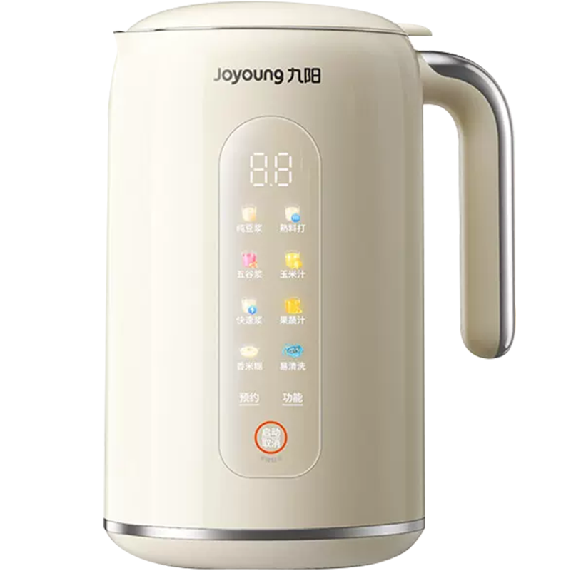 Joyoung 0.8-1.2L Soy Milk Maker, IMD Color Screen, Programmable, for 2-4 People, Easy to Clean, Home Automatic Food Processor And Juicer, DJ10X-D650