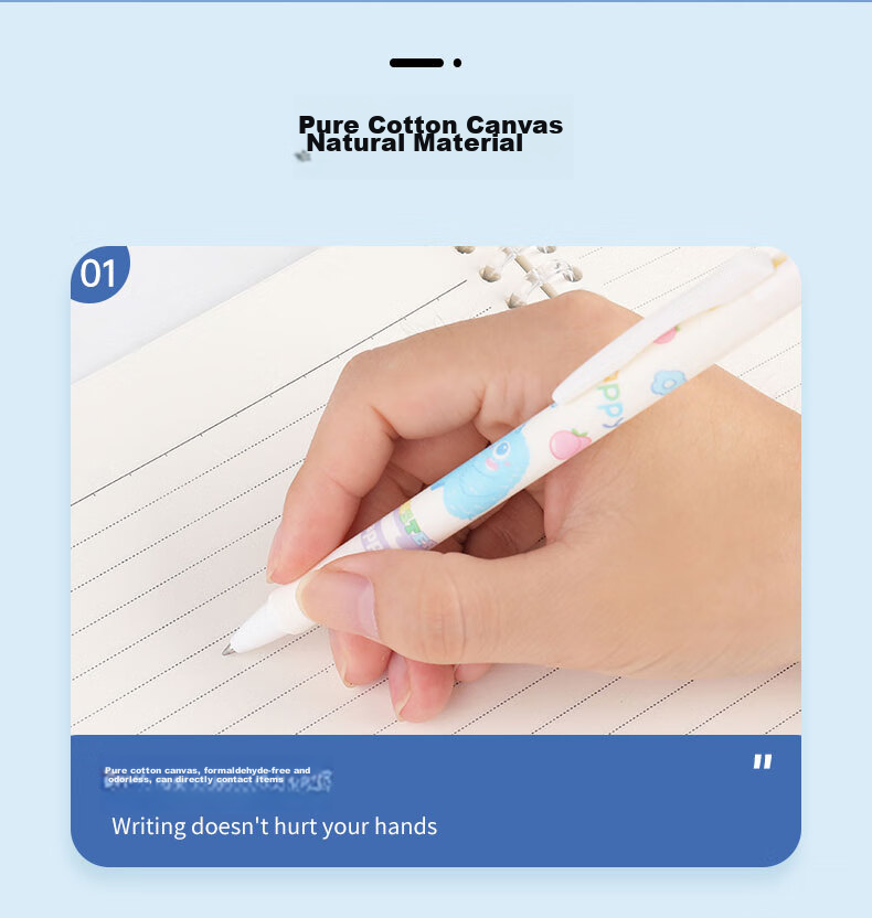 DiLe Comfortable Loose-Leaf Notebook with Detachable Rings, Spiral-Bound Draft Book B5 Blank Notebook for Middle And High School Students, 60 Sheets Per Book KB5-7026 Lucky Panda 4-Pack 9