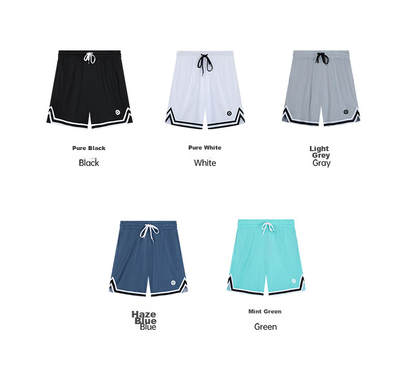 RIGORER Sports Shorts for Men And Women, Summer American-Style Training Fitness Thin Street Running Casual Knee-Length Shorts 5
