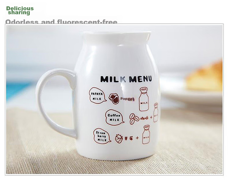 Beisesi Mug, Creative Gift, Ceramic Cup, Cloud-Shaped Milk Cup, Breakfast And Drinking Cup for Men And Women Students 5