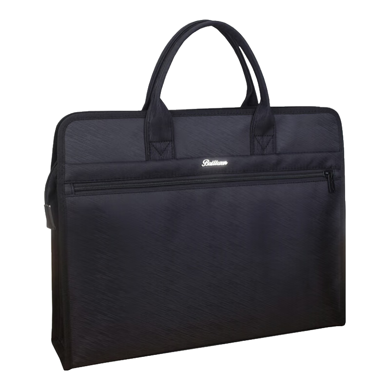 Bailiwen B0069 Black 3D Handbag for Men, Business Briefcase, Laptop Bag, Large Capacity Document Bag, Briefcase, File Bag, Conference Bag