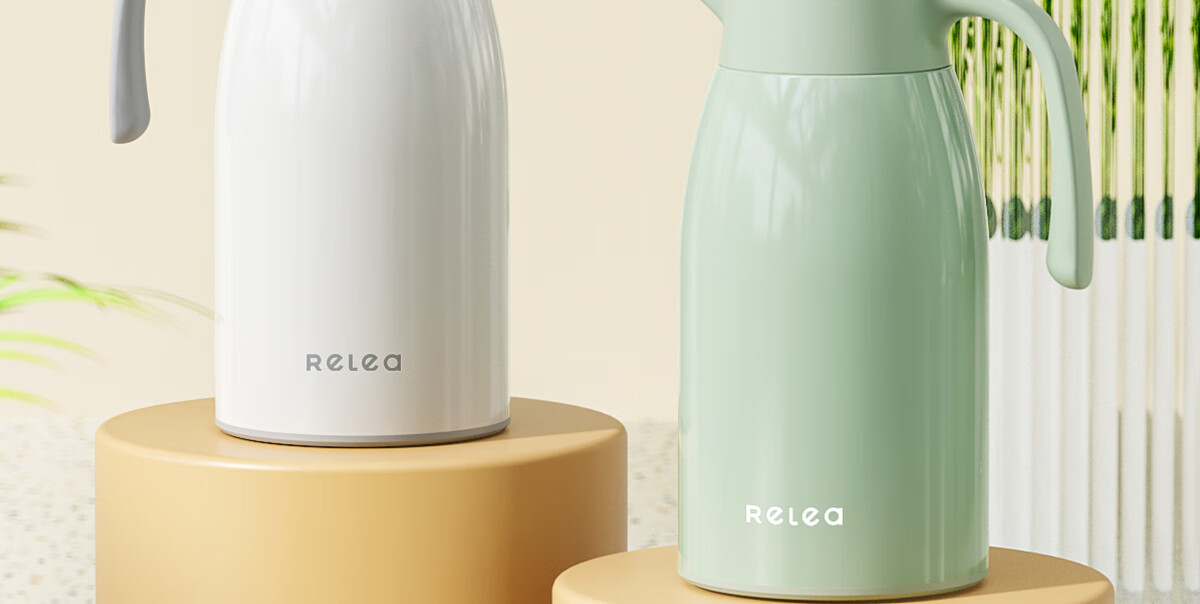 RELEA Insulated Bottle, 2.2L Large Capacity, Stylish Design, for Home And Dormitory Use, Hot Water Thermos, Portable Outdoor Insulated Bottle, Mid-Autumn Festival Gift 3