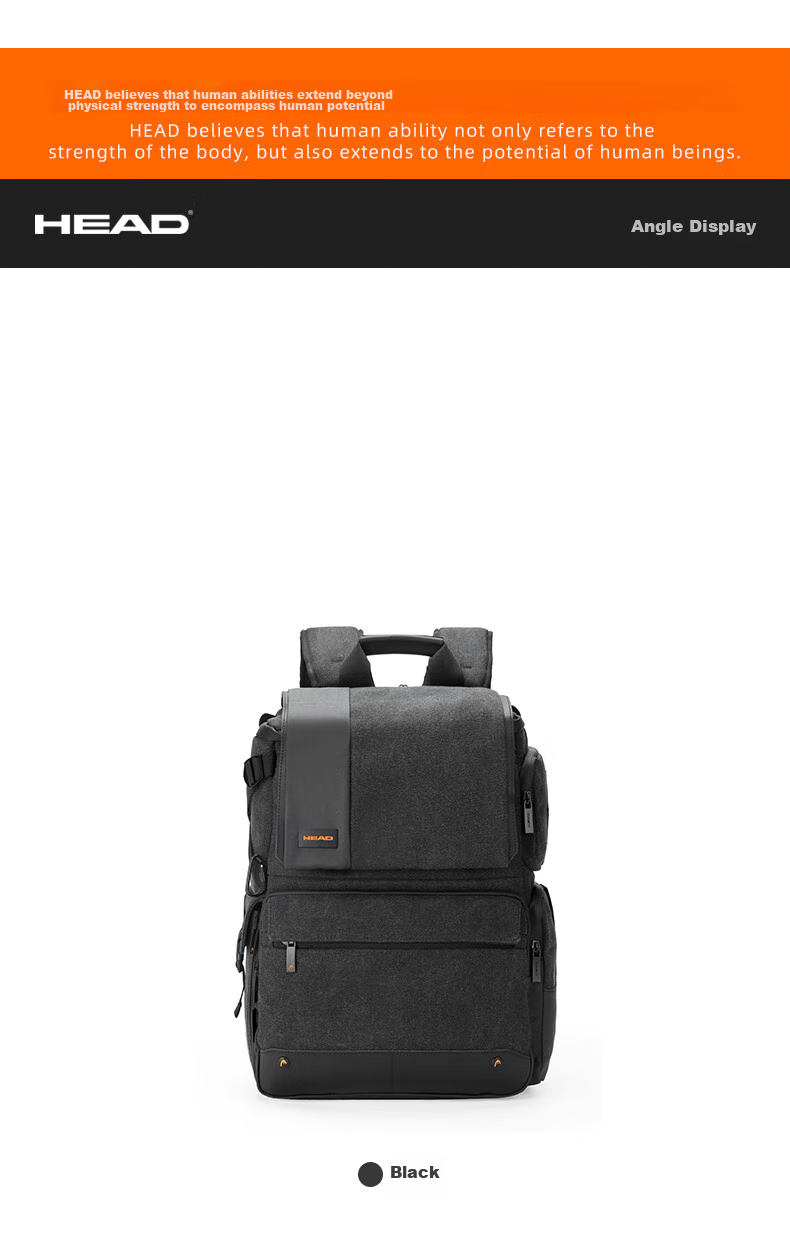 HEAD Camera Backpack, Large Capacity Shoulder Bag, National Geographic Laptop Bag, Water-Resistant Photography Backpack, Schoolbag, 520 Gift 18