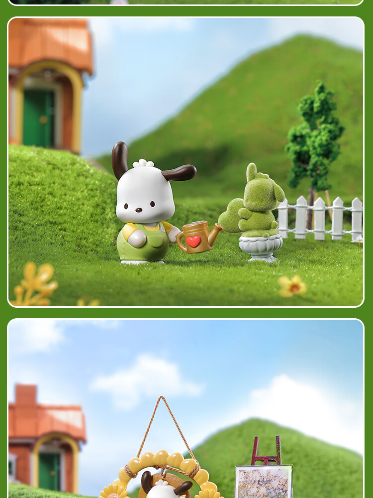MINISO My Melody Blind Box Figurine, Tea Party Secret Garden, Collectible Toy, Birthday Gift, Single Box 8