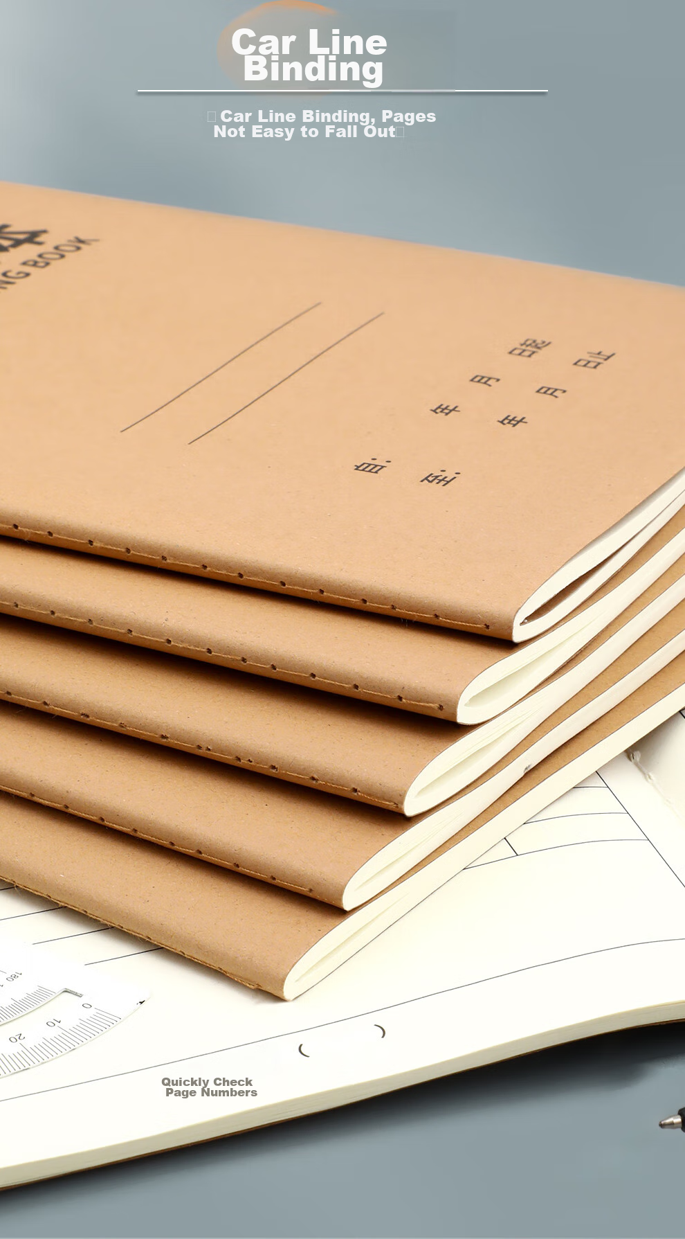Jiaranheng 5-Pack B5 Kraft Paper Daily Accounting Book, Sales Report, Daily Cash Flow Journal, Expense And Income Ledger, Company Financial Accounting Cash Flow Management Book 6