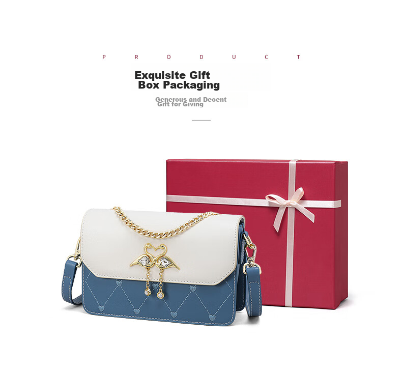 Aiqinghai Leather Handbag, Women's Crossbody Bag, Shoulder Bag, Small Square Phone Bag, Practical Birthday And Mother's Day Gift for Mom 3