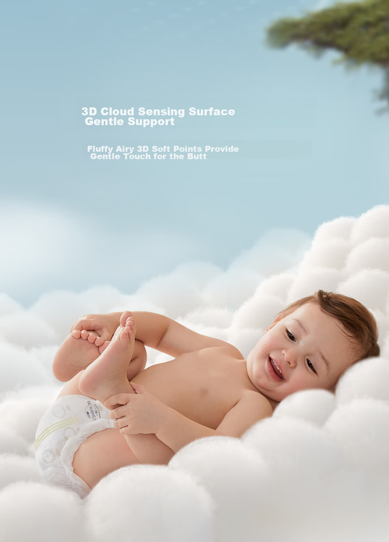 Babycare Royal Wood Formula Diapers, Boxed Medium Size L, 70 Pieces (9-14kg), Breathable And Comfortable 10