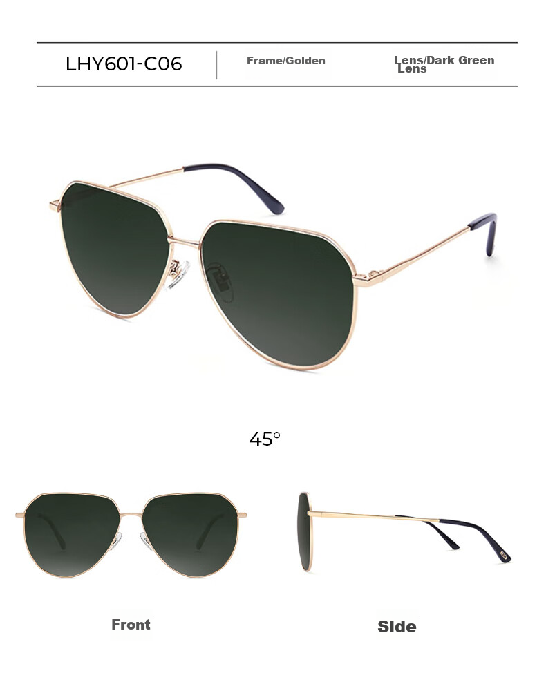 LOHO Polarized Sunglasses for Men And Women, Driving-Specific Aviator Sunglasses, Fishing UV Protection New Model 15