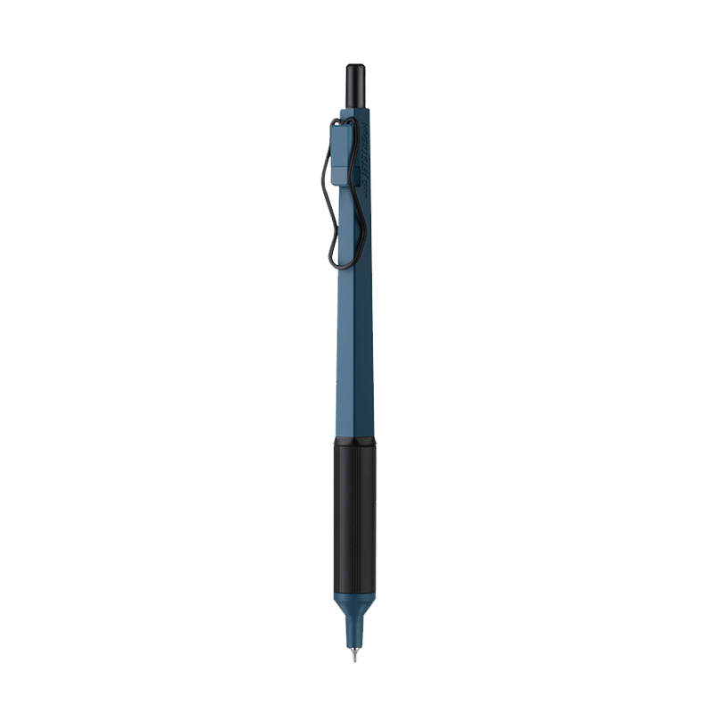 Uni Mitsubishi Ballpoint Pen with Metal Grip, Low Center of Gravity for Office And Business Use, Medium Ink Pen SXN-1003 0.38mm Prussian Blue Barrel