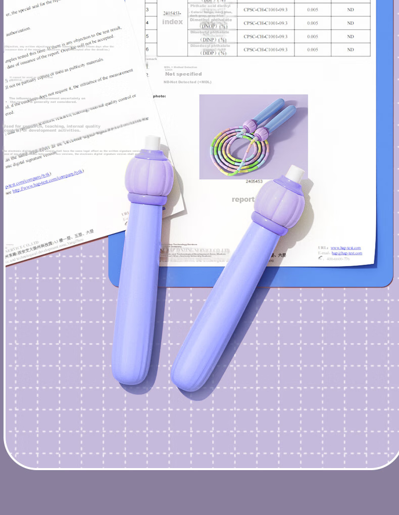BOSHUJIAN Children's Bamboo Jump Rope, Specially Designed for Kids, Suitable for Primary School Students' Exams, for Training Ages 3-5 Years Old 18