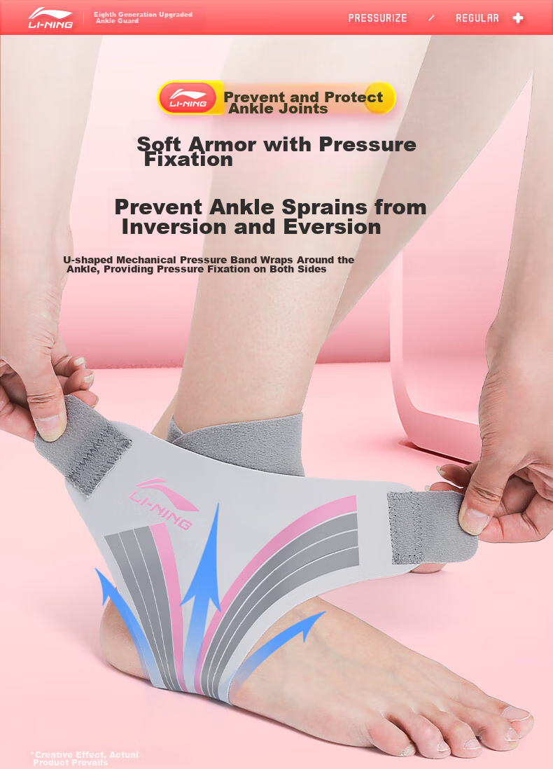 Li-Ning Ankle Brace for Men And Women, Sports Ankle Support, Basketball And Soccer Injury Prevention, Joint Stabilizer, Foot And Ankle Protector 7