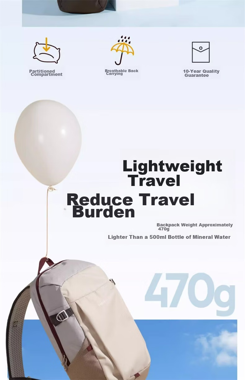 DECATHLON Outdoor Hiking Backpack, Youth NH100 Large Capacity 20L, New Or Old Randomly Sent -4773407 2