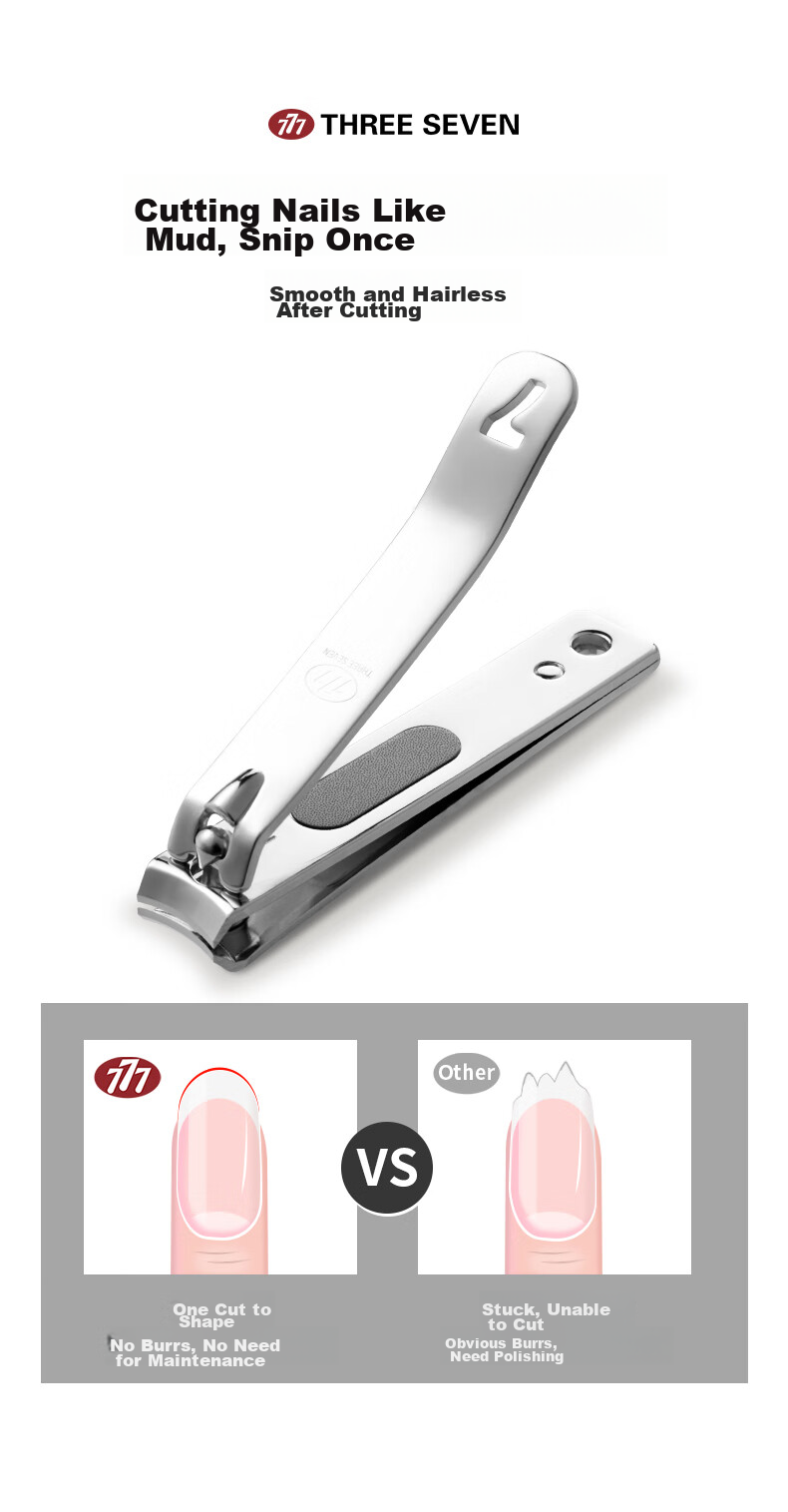 THREE SEVEN Nail Clipper, Large Nail Nipper, Nail Trimming Tool, Imported Sanqi Nail Scissors, 271 Holiday Gift, Mid-Autumn Festival And National Day Present 3