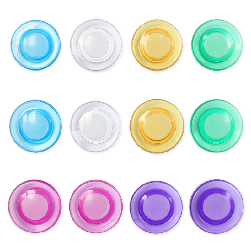 AUCS Strong Magnet, Powerful Magnetic Whiteboard, Iron Stone, Neodymium Magnet, Magnetic Pin, Magnetic Clip, Blackboard Magnetic Sticker, [Strong Magnet], Specialized Accessories for Glass Whiteboard, Office Supplies, 12 Pieces/20mm
