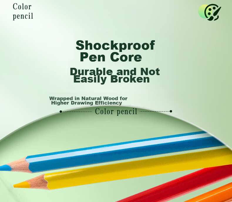 M&G Stationery, 12 Colors of Water-Soluble Colored Pencils, Student Art Coloring Set with Brushes, Red Tube Packaging, AWP36809, Children's Birthday Gift 13