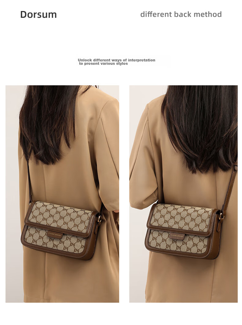 Aiqinghai Handbag, Women's Crossbody Bag, Women's Shoulder Small Square Bag, Commuter Underarm Bag, Birthday Mother's Day Gift, Practical Present for Mom 5