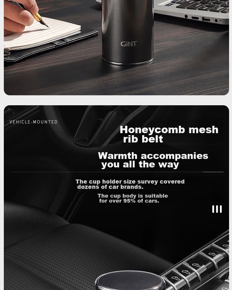 GiNT Insulated Mug, 316L Stainless Steel, Tea Infuser, Portable for Men And Women, Business Travel Car Cup, Customizable, Home And Office Use 13