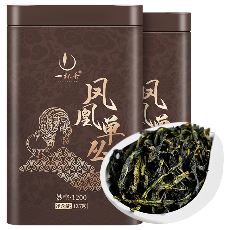 一杯香茶叶潮州乌龙茶凤凰单枞鸭屎香250g礼盒装送礼自己喝散装茗茶