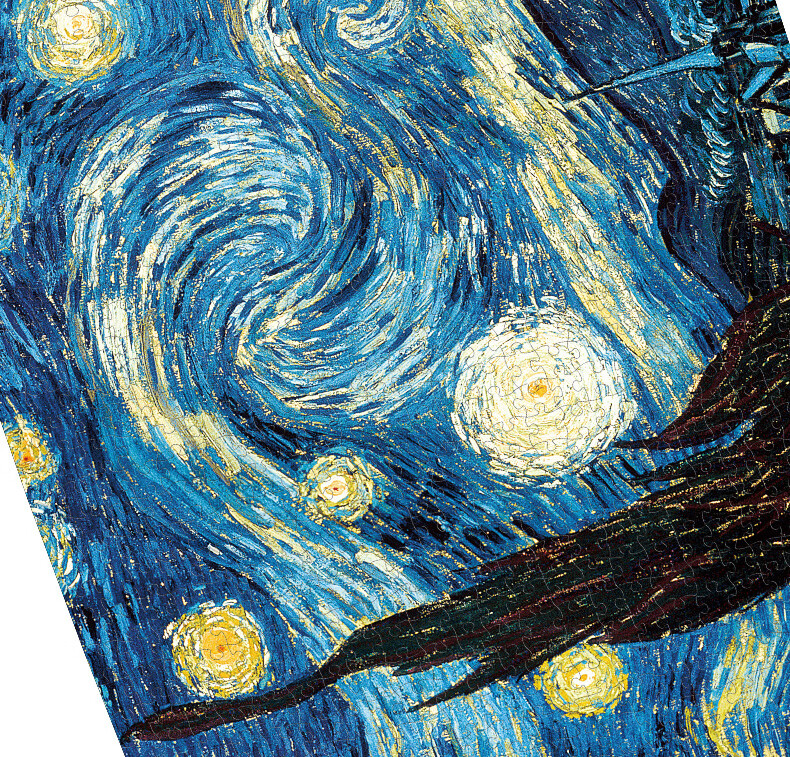 AIPUZZLE Adult Puzzle 1000 Pieces Starry Night Sky World Famous Painting Jigsaw Puzzle Home Decor Toy Birthday Gift 11
