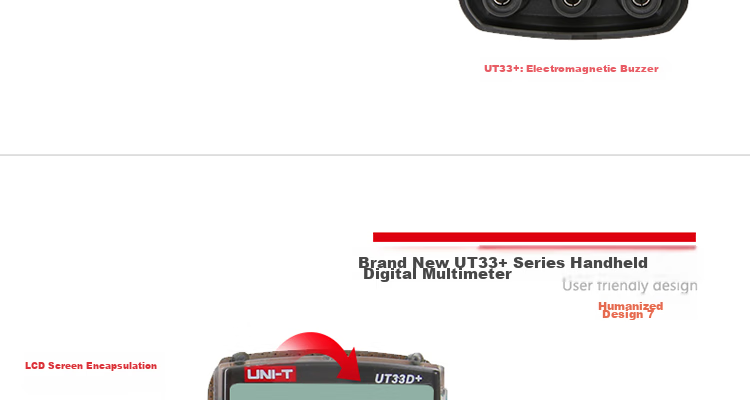UNI-T UT33A+ Pocket Digital Multimeter, High-Precision Burn-Proof Multimeter, Electrician's Meter, Multi-Purpose Meter for Home Use 23