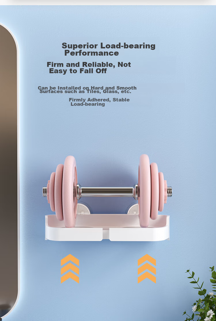 JD Original Air Series No-Drill Hair Dryer Holder, Bathroom Storage Rack, Non-Marking Electric Fan, 8cm Hole Diameter 6