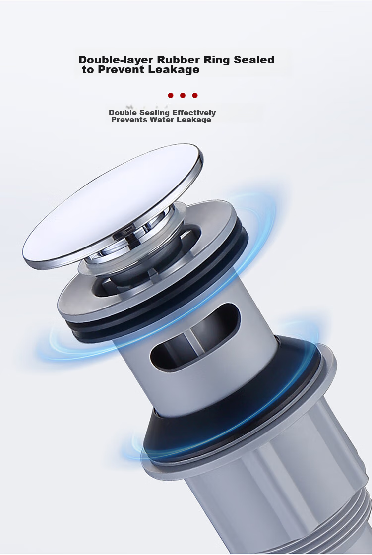 Larsd Basin Drain Kit, Anti-Odor Drain Pipe, Washbasin And Sink Drain with Overflow Hole T3276 7