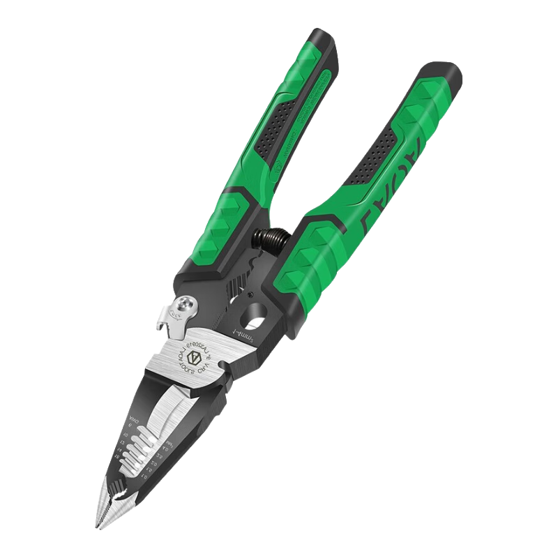 LAOA Lao A Needle-Nose Wire Stripper, Multifunctional Wire Cutter, Wire Stripping Tool, Terminal Crimping Pliers, LA320919