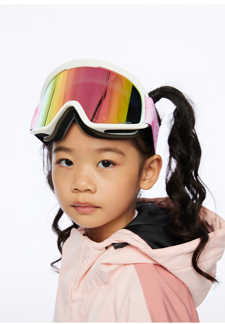Flow Theory Children's Ski Goggles for Boys And Girls, Double-Layer Anti-Fog Single And Double Board Ski Glasses Snowboard Protective Eyewear Blue Space 6