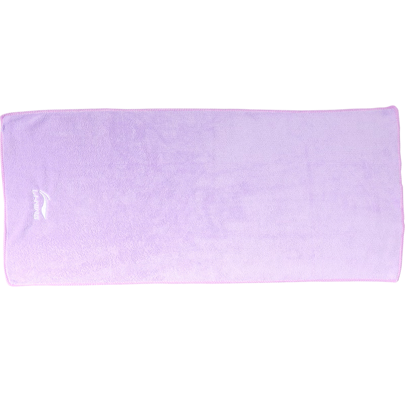 Li-Ning Swimming Sports Towel, Sweat-Absorbing Fitness Badminton Sports Towel, 7665, Purple Hibiscus