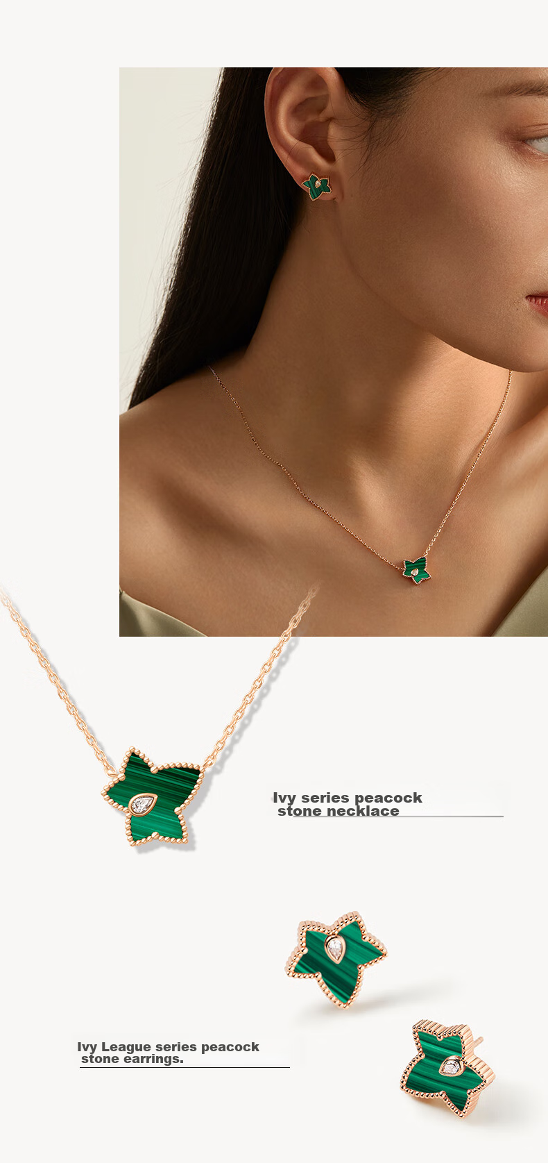 LOLA ROSE Evergreen Ivy Necklace for Women, Holiday Gift, Birthday Present for Girls 11