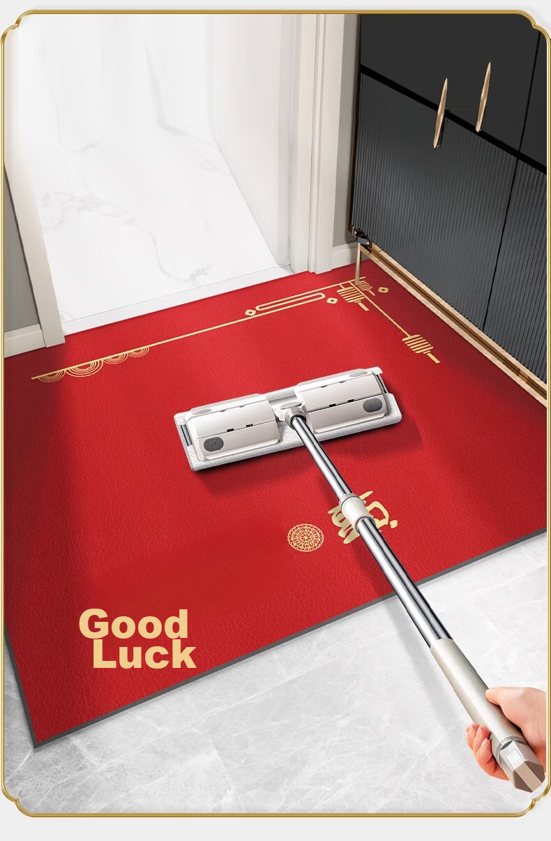 Zunchao Erasable PVC Entrance Door Mat, Waterproof Non-Slip Foot Mat for Entry And Exit, Safe Door Mat, 60*90cm 6