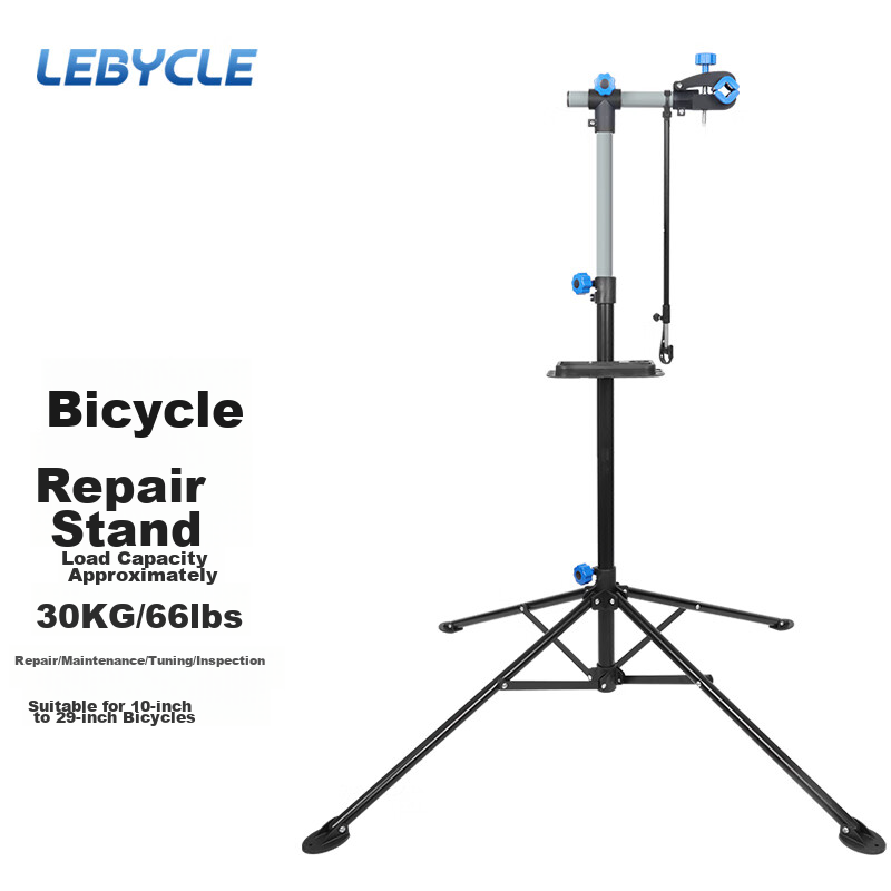 LEBYCLE Mountain Bike Repair Stand, Road Bike Multi-Functional Repair Rack, Universal Folding Bicycle Maintenance Tool