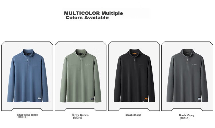 TOREAD Fleece Jacket, Autumn And Winter Men's Stand-Collar Ultra-Light Fleece Casual Versatile Anti-Static Coat TACCCM91362 7